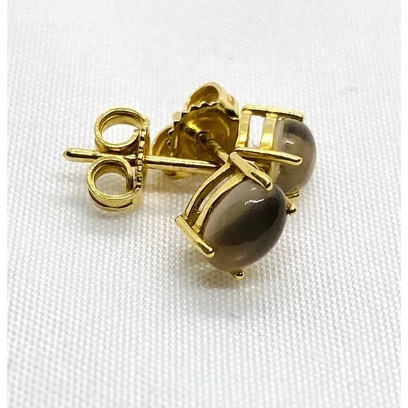 Roberto Coin White Stone 18K 750 Earrings - Picture 10 of 10